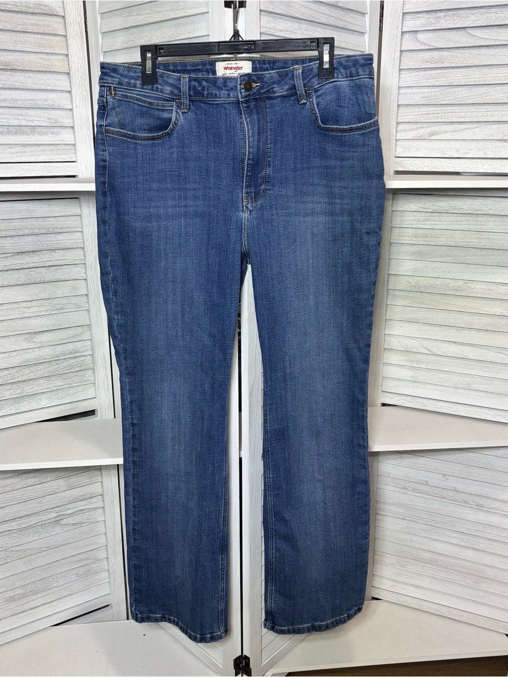 Wrangler High Rise Bold Bootcut Denim Jeans Size 16x30